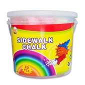 DAS CHALK SIDEWALK ASSORTED COLOURS BOX 20