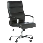 KNIGHT MONZA EXECUTIVE CHAIR HIGHBACK PU BLACK