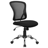 BRENTON OFFICE CHAIR MIDBACK 1 LEVER MESH BLACK