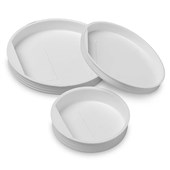 MAILING TUBE END CAP DIA76MM WHITE