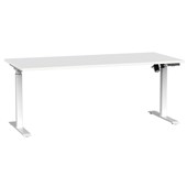 AGILE BOOST ELECTRIC DESK W1800 X D800 X H7201200MM WHITE FRAME WHITE TOP