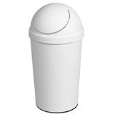 STERILITE SWING TOP TIDY ROUND 114L WHITE