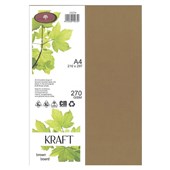 ENVIRO PAPER A4 270GSM KRAFT BROWN PACK 50