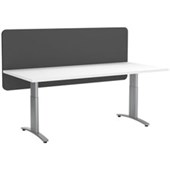 BOYD ACOUSTIC MODESTY PANEL DESK SCREEN L1800 X H600MM DARK GREY
