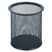 ESSELTE METAL MESH PENCIL CUP BLACK