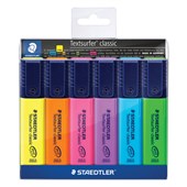 STAEDTLER 364 TEXTSURFER CLASSIC HIGHLIGHTER CHISEL PACK 6
