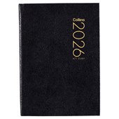 COLLINS DIARY POCKET A71 W74 X L105MM BLACK DAY PER PAGE EVEN YEAR