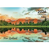 BISCAY CALENDAR W300 X L210MM NEW ZEALAND EVEN YEAR