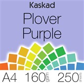 KASKAD COLOURED PAPER A4 160GSM PLOVER PURPLE PACK 250