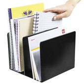 ESSELTE SWS MOULDED BOOK RACK BLACK