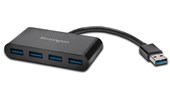 KENSINGTON UH4000 USB 30 4 PORT HUB BLACK